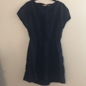 Juicy Couture size P navy linen dress